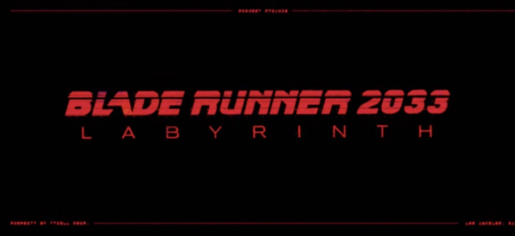 Blade Runner: 2033 Labyrinth